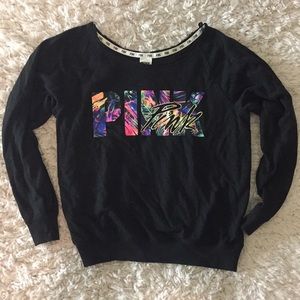 PINK Off the Shoulder Sweater NWOT